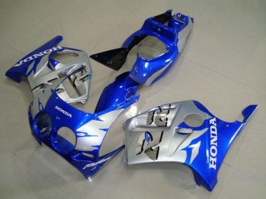 Cheap 1988-1989 Honda CBR250RR MC19 Motorcycle Fairings - Silver Blue