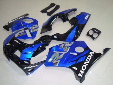 Cheap 1988-1989 Honda CBR250RR MC19 Motorcycle Fairings - Blue Glossy Black