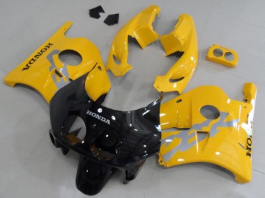 Cheap 1990-1998 Honda CBR250RR MC22 Motorcycle Fairing Kits - Yellow Glossy Black