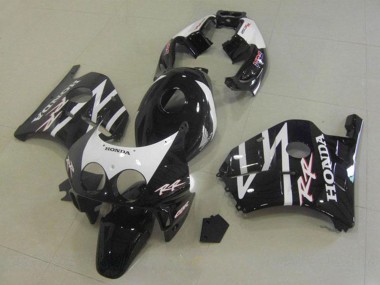 Cheap 1990-1998 Honda CBR250RR MC22 Motorcycle Fairings - Glossy Black White