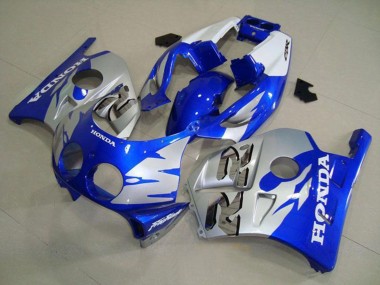 Cheap 1990-1998 Honda CBR250RR MC22 Motorcycle Fairings - Silver Blue