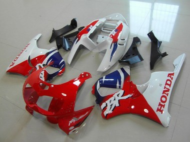 Cheap 1996-1997 Honda CBR900RR 893 Motorcycle Fairings - White Red Blue