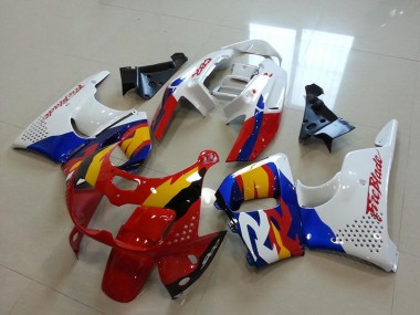 Cheap 1996-1997 Honda CBR900RR 893 Motorcycle Fairings - White Red Blue Yellow