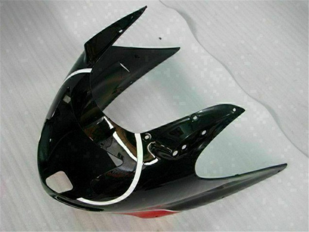 1996-2007 Honda CBR1100XX Blackbird Motorcycle Fairings - Red Glossy Black
