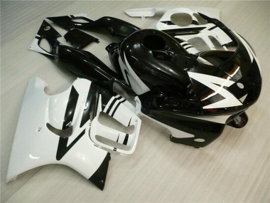Cheap 1995-1996 Honda CBR600 F3 Motorcycle Fairings - White Glossy Black