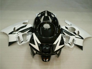 Cheap 1995-1996 Honda CBR600 F3 Motorcycle Fairings - White Glossy Black