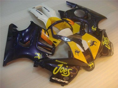 Cheap 1995-1996 Honda CBR600 F3 Motorcycle Fairings - Blue Yellow Joes