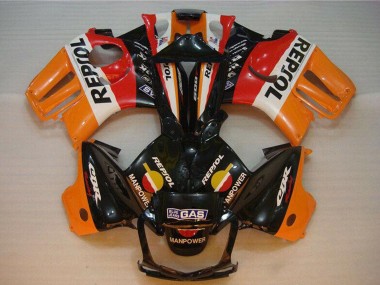 Cheap 1995-1996 Honda CBR600 F3 Motorcycle Fairings - Orange White Red Glossy Black Repsol