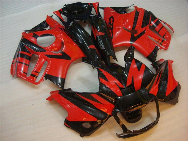 1995-1996 Honda CBR600 F3 Motorcycle Fairing - Red Glossy Black