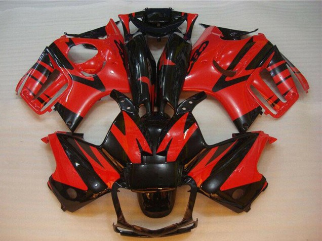 1995-1996 Honda CBR600 F3 Motorcycle Fairing - Red Glossy Black