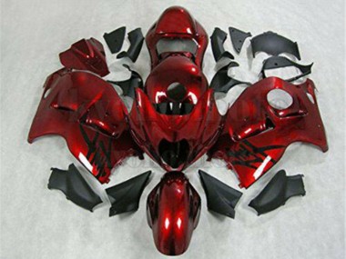 Cheap 1996-2007 Suzuki GSXR 1300 Hayabusa Motorcycle Fairing - Red Black