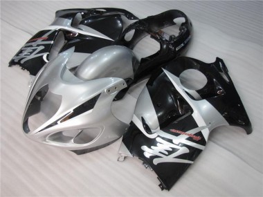 Cheap 1996-2007 Suzuki GSXR 1300 Hayabusa Motorcycle Fairings - Silver Black