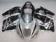 1996-2007 Suzuki GSXR 1300 Hayabusa Motorcycle Fairings - Silver Black