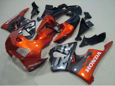 Cheap 1998-1999 Honda CBR900RR 919 Motorcycle Fairings - Orange Grey