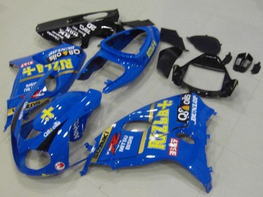 Cheap 1998-2003 Suzuki TL1000R Motorcycle Fairings - Blue Yellow Black Rizla Dunlop