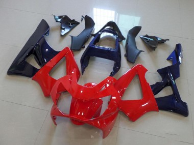 Cheap 2000-2001 Honda CBR900RR 929 Motorcycle Fairings - Red Dark Blue