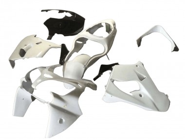 Cheap 2000-2001 Kawasaki ZX9R Motorcycle Fairings - White Black