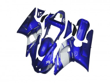 Cheap 2000-2001 Yamaha YZF R1 Motorcycle Fairing - Blue White