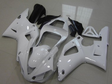Cheap 2000-2001 Yamaha YZF R1 Motorcycle Fairings - Pearl White