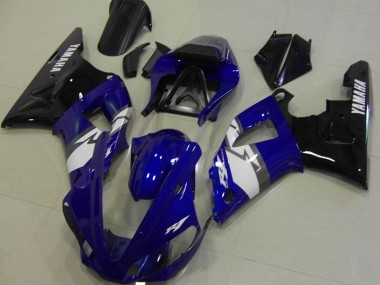 Cheap 2000-2001 Yamaha YZF R1 Motorcycle Fairings - Blue White Black