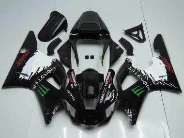 Cheap 2000-2001 Yamaha YZF R1 Motorcycle Fairings - Glossy Black White Red Green Monster