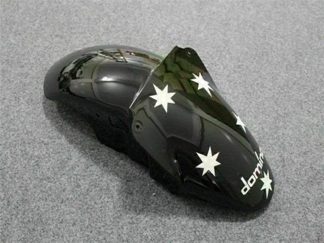 2000-2002 Kawasaki ZX6R Motorcycle Fairings - White Red Yellow Green Glossy Black Star EuroBet