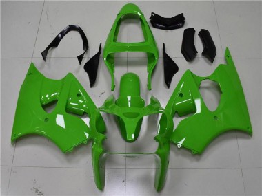 Cheap 2000-2002 Kawasaki ZX6R Motorcycle Fairings - Green Black