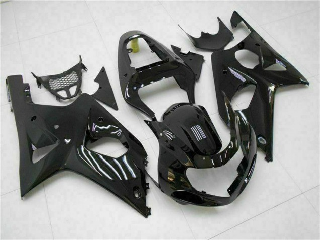 2000-2002 Suzuki GSXR 1000 Motorcycle Fairings - Glossy Black