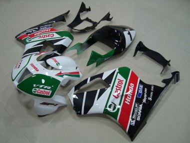 Cheap 2000-2006 Honda VTR1000 Bike Fairing - White Red Green Glossy Black Castrol