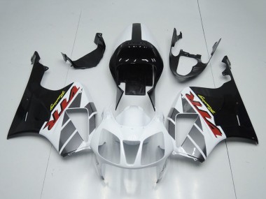 Cheap 2000-2006 Honda VTR1000 Motorcycle Fairings - White Glossy Black