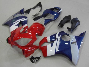 Cheap 2001-2003 Honda CBR600 F4i Motorcycle Fairings - White Blue Red