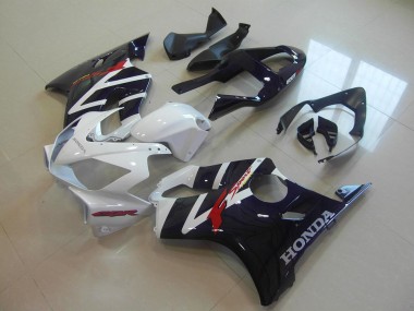 Cheap 2001-2003 Honda CBR600 F4i Motorcycle Fairings - White Glossy Black F Sport
