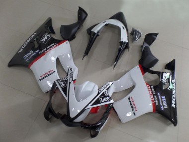 Cheap 2001-2003 Honda CBR600 F4i Motorcycle Fairings - White Red Glossy Black Carrera Lee