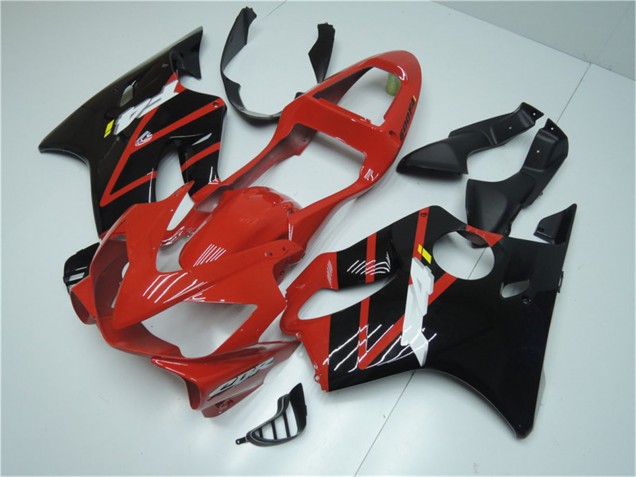 2001-2003 Honda CBR600 F4i Bike Fairings - Red Glossy Black