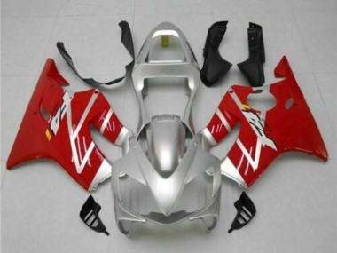 Cheap 2001-2003 Honda CBR600 F4i Motorcycle Fairings Kits - Silver Red