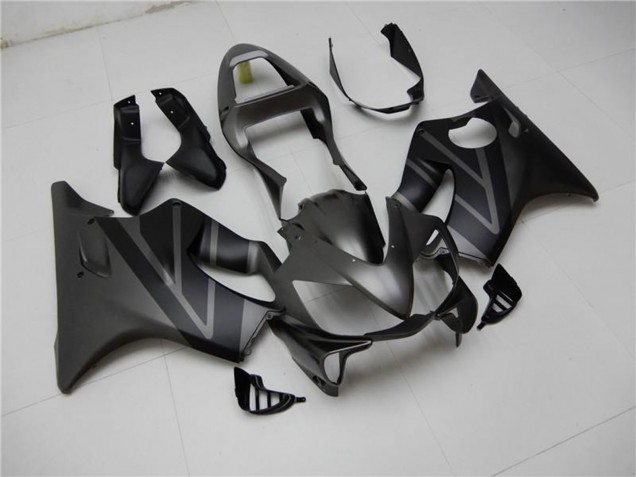 2001-2003 Honda CBR600 F4i Motorcycle Fairing Kits - Matte Black Grey