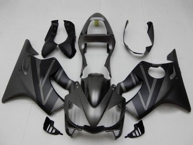 Cheap 2001-2003 Honda CBR600 F4i Motorcycle Fairing Kits - Matte Black Grey
