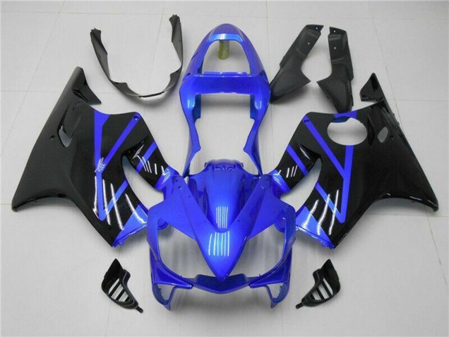 2001-2003 Honda CBR600 F4i Motorcycle Fairing - Blue Glossy Black