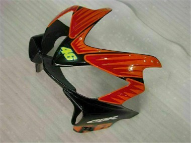 Cheap 2001-2003 Honda CBR600 F4i Motorcycle Fairings - Yellow Orange Glossy Black Rossi 46