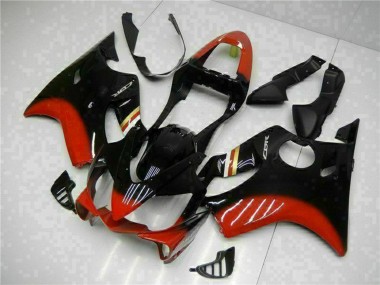 Cheap 2001-2003 Honda CBR600 F4i Motorcycle Fairing Kits - Red Glossy Black