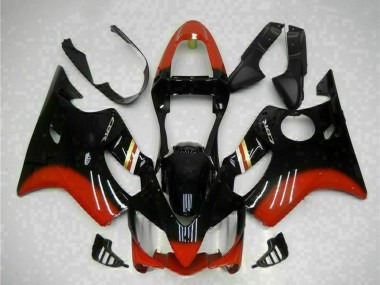 Cheap 2001-2003 Honda CBR600 F4i Motorcycle Fairing Kits - Red Glossy Black
