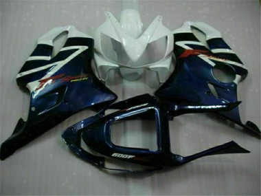 Cheap 2001-2003 Honda CBR600 F4i Motorcycle Fairings - White Blue Black Stripe