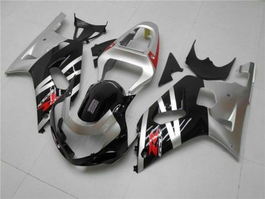 Cheap 2001-2003 Suzuki GSXR 600/750 Motorcycle Fairings - Silver Glossy Black Red