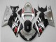 2001-2003 Suzuki GSXR 600/750 Motorcycle Fairings - Silver Glossy Black Red