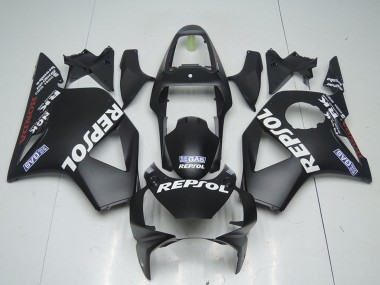 Cheap 2002-2003 Honda CBR900RR 954 Motorcycle Fairings - Matte Black Repsol