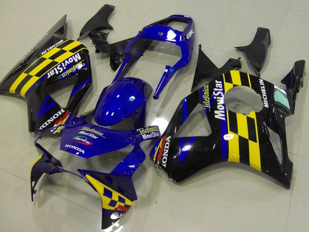 2002-2003 Honda CBR900RR 954 Motorcycle Fairings - Blue MoviStar