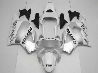 Cheap 2002-2003 Honda CBR900RR 954RR Motorcycle Fairings - White Silver Black Repsol