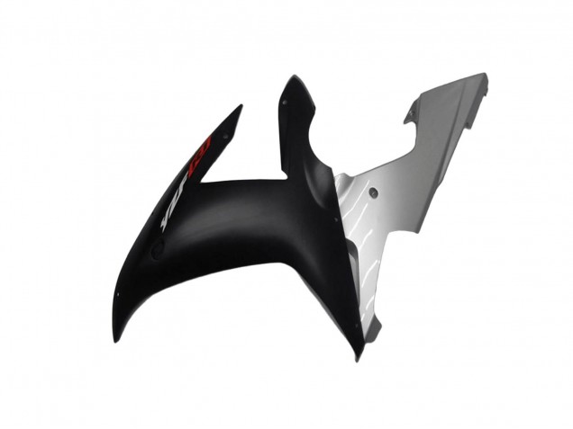 2002-2003 Yamaha YZF R1 Motorcycle Fairings - Silver Matte Black