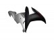 2002-2003 Yamaha YZF R1 Motorcycle Fairings - Silver Matte Black