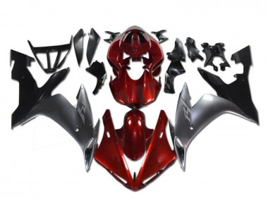 Cheap 2002-2003 Yamaha YZF R1 Motorcycle Fairings - Red Silver Black